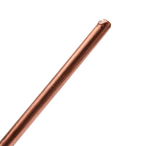 1pc 99.9% Pure Solid Copper Rod 200mm Copper Bar 6mm Diameter for Electrical Appliances