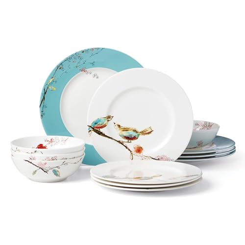 Lenox 896843 Chirp 12-Piece Dinnerware Set