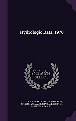 Hydrologic Data, 1970