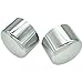 Front Axle Nut Cover Axle Caps Set Chrome Compatible with Harley Dyna Softail Electra Road Glide Sportster Fat Boy Forty Eight Heritage Softail Road Kings Street Glides Iron 883