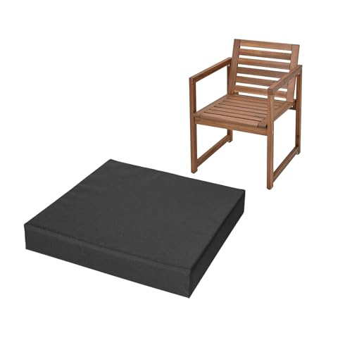 IJQXLA Cojines Impermeables para Silla de jardín, 45 x 50 cm (18 x 20 Pulgadas), Gruesos e Impermeables, con Espuma para Asiento, para Cocina, Comedor, Sala de Estar, jardín, Patio, Muebles de