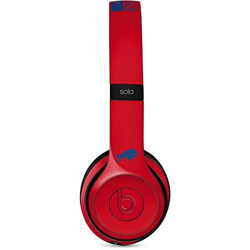Skinit Decal Audio Skin Compatible with Beats Solo 2 Wireless - Officially Licensed NFL Buffalo Bills Red Performance Series Design