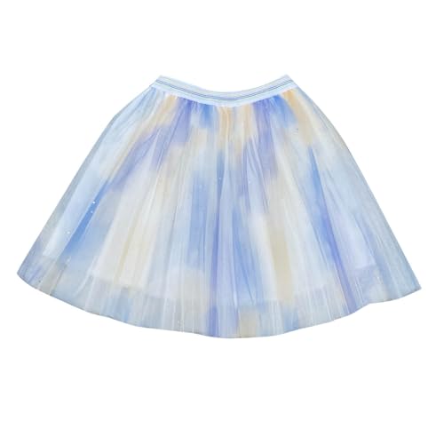 Vestido para niña, vestido de fiesta de princesa, vestido de fiesta para niñas, falda de ensueño, arco iris, media falda hinchada, moda infantil, carnaval, tutú, Color lila claro., 2- 3 años