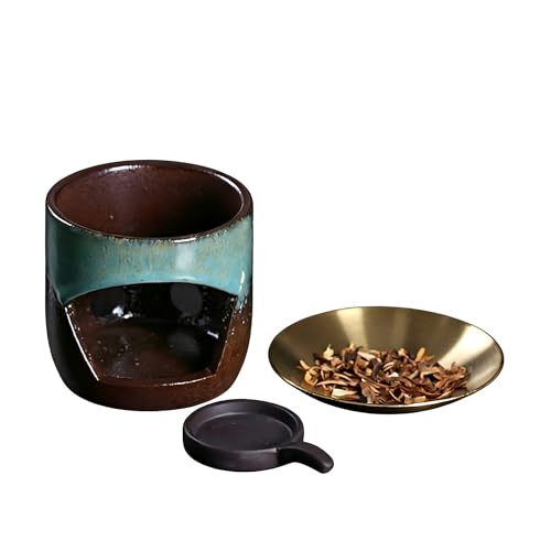Difusor de Cerámica para Aromaterapia con Vela y Cuenco Removible miniatura 5