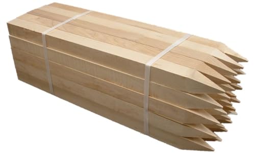 Farm Plastic Supply - 2 Foot Wooden Stakes - Wooden...