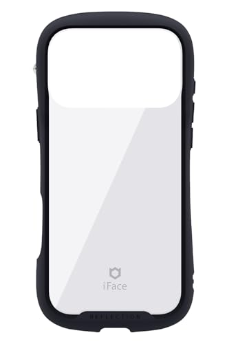 iFace Reflection iPhone 17 Pro Max ケース クリア 強化ガラス ブラック