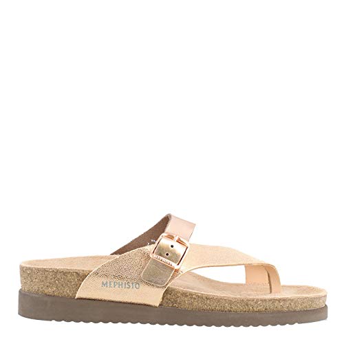 Mephisto Women's Flat Sandal, Nude/Old Pink, 12 #TOP2