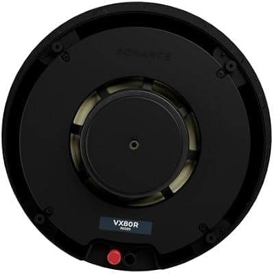 Sonance VX80R Visual Experience Series 8 Large Round 2-Way in-Ceiling Speakers (Pair) Paintable White