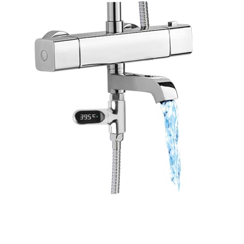 Thermomètre de LED rotatif sans pile pour éviter les brûlures