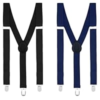 COYUN 2 Pcs Hosenträger Set, Kinderverstellbare Y-Form Hosenträger für Jungen und Mädchen, Breit Elastisch