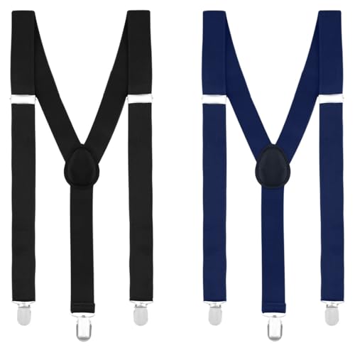 COYUN 2 Pcs Hosenträger Set, Kinderverstellbare Y-Form...