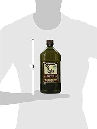 Kirkland Signature Organic Extra Virgin Olive Oil, 2L (4 Pack)