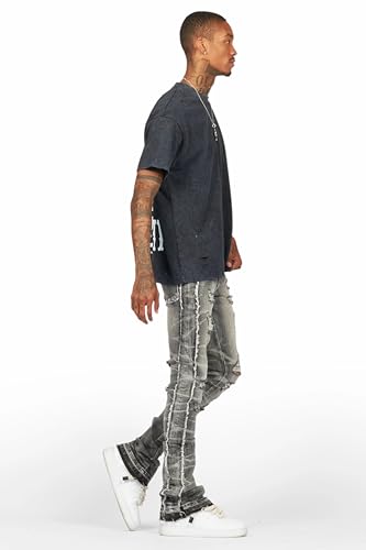 Men's Rugged Stacked Flare Jean3