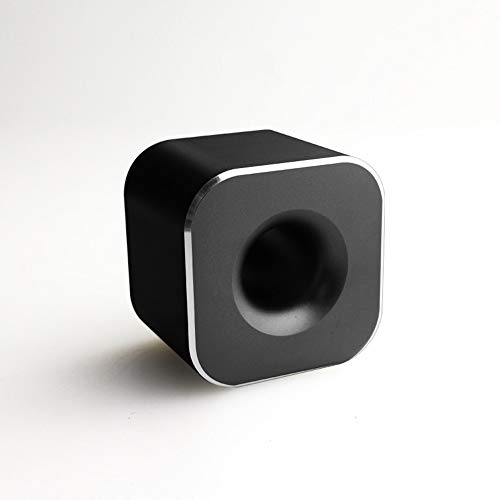 5色 ペン立て ペンスタンド おしゃれ シンプル ケース 1本用 万年筆 立てホルダー 文具ペンホルダー デスクトップ シンプル ファッシ アルミ 合金製 アクセサリー (黒)