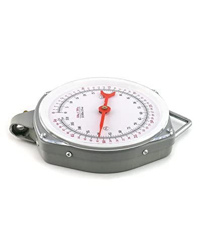 qwork precision hanging scale 110lbs  50kg capacity dual unit heavy duty