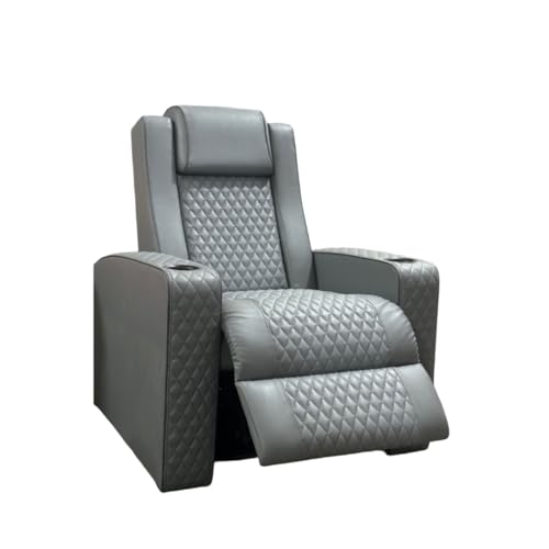 Image of Lofty Dreams Automatic Recliner Sofa 1 Seater - Luxurious Design, Plush Support, Durable Build, and 5-Year Warranty for Ultimate Comfort