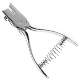 Frcolor 手動オーバルホールパンチ 耐久性打孔機 紙 カード対応 ハンドヘルドプ クラフトや書類整理に