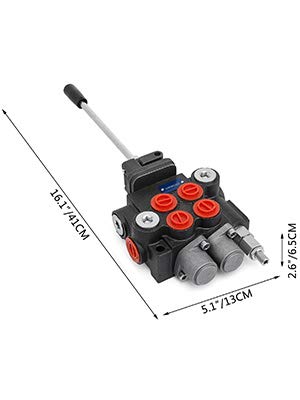 Vevor HYDRAULIC VALVE 2 SPOOL 11GPM Hydraulic Valve 2 Spool Hydraulic Directional Control Valve 11Gpm 3600 Psi Bspp Hydraulic Joystick Control Valve thumb #1