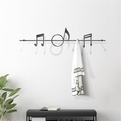 Porte-Manteau Mural sans poinçon à crochets décoratifs de luxe - 6