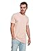 Produktbild Urban Classics Herren Shaped Long Tee T-Shirt, Rose (Helle Rose 838), XS