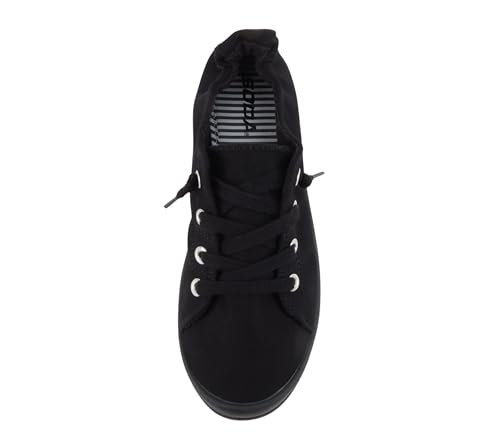 Image of Soda Flat Women Shoes Linen Canvas Slip On Sneakers Lace Up Style Loafers Zig-S