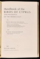 Handbook of the Birds of Cyprus and Migrants of the Middle East 0050024450 Book Cover