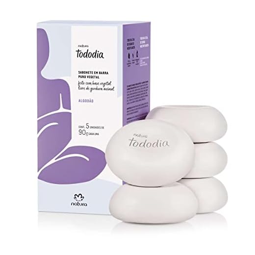 Sabonetes em Barra Natura TodoDia Algodão 5 Unit de 90g