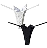 Little Bear Family Angel and Devil Wings Thongs G String for Women Young Girls 2 Pack