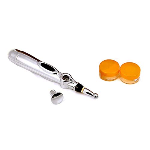 Dispositivo de masajeador Tipo de bolígrafo Vibración puntual Antienvejecimiento Bolsa de eliminación de arrugas Círculos oscuros Máquina de elevación de la piel Cuidado de la salud plata WEIWEITOE