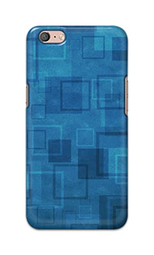 Image of Printed Hard Back Cover Case for Oppo A71 Back Cover (Plain Azure Blue) -1302