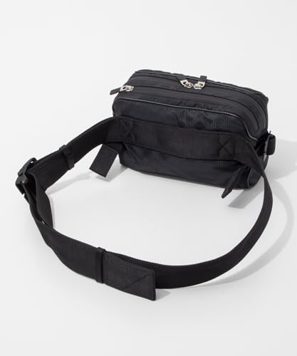 Burberry 8083446 ML BELT BAG NJ2 Checked Men's Black Body