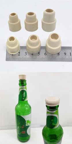 6 Pcs Salt Pepper Stoppers Plugs Silicone Retro Bottle Stopper 14,15,16，18,19,24 MM Replacement Soft Reusable Salt Pepper Shaker Stoppers Plugs for Pots Bottles Pipes、Wine Bottle、Medicine Bottle image 4