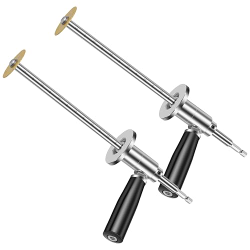 LZVXTYM 2Pcs Inside Pipe Cutter for 1-1/2 Inch- 8 Inch PVC Pipe, Stainless Steel Plumbing Inside Cutter Tools with Diamond Grit Cutting Wheel and Handle- 7