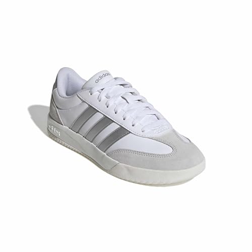 adidas Damen VL Court FC Shoes, FTWR White/Silver met./Grey one, 42 EU – Ansicht 3