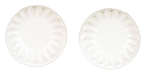 Jandorf 60230 White Lock Up Caps, 2 Each Set