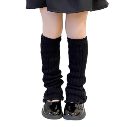 High Socks Breathable Fashion Long Loose Calf Stockings For Girl Students 3-10 Year Fashionable Ruffle Decor