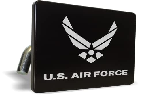 U.s. Air Force (Design) Premium Quality Anodized Billet Aluminum Laser Etched Uv Resistant Metal Trailer/Tow Hitch Cover For 2" Receivers, Luxury Product For Truck, Suv Or Car #TOP18