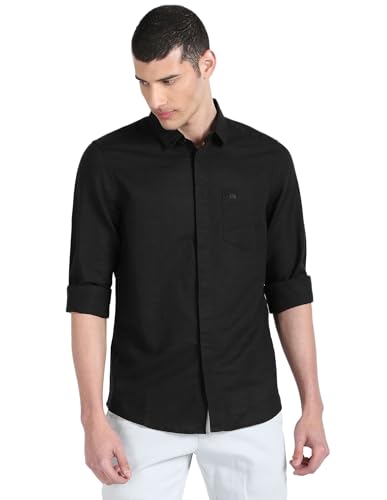 Chemises décontractées homme Calvin Klein K10k108664 en coton lin avec poche