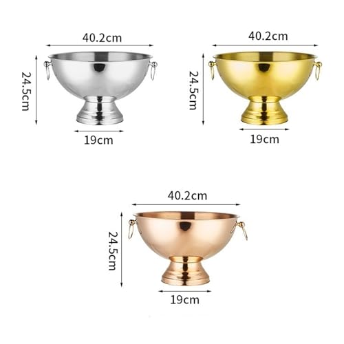 Cubitera de acero inoxidable con doble asa que soluciona la falta de espacio para hielo 3