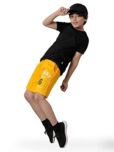 Image of KYDA KIDS 100% Cotton Printed Shorts for Boys and Girls - Regular Fit Multicolor Shorts for Unisex (Pack of 3)
