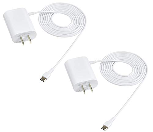 6ft Power Adapter Compatible with Google Mesh Home WiFi System Power Cable - USB Type C (2 Pack)