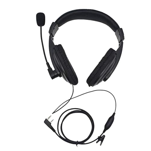 Image of Artek K-Type Earpiece Microphone Headset Cable for Baofeng UV-5R, UV-5RE, UV-B5, BF-888S and Other Compatible Two-Way Radios - Clear Communication and Hands-Free Operation