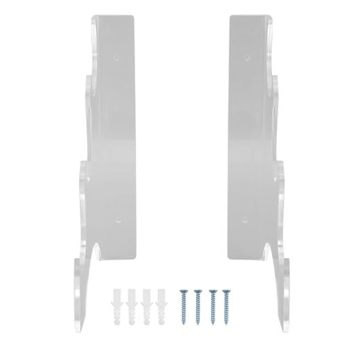 WOHPNLE Sword Display Wall Mount, 3 Layers Sword Stand Acrylic Sword Holder Lightweight Sword Mounts for Wall for Retail Stores Home Decoration(Transparent)