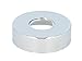 Produktbild tecuro Gewinderosette (3/4) Ø 27 mm x Ø 67 mm x Höhe 20 mm, messing verchromt