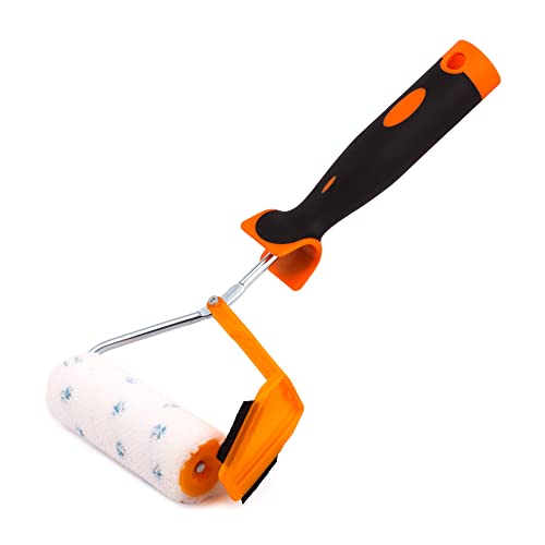 Mivos Beschneideroller 10 cm - Linien-Roller für Schnelles und Sauberes Beschneiden von Kanten - Farbtrenn-Roller mit Zweikomponenten-Griff