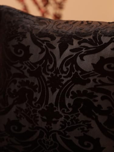 Image of Luxe Royale Velvet Jacquard Cushion Cover - Pack of 1