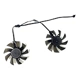 Type : Bloc CPU REMSEY 2PCS 75MM Ventilateur De Refroidissement FD7010H12S FD8015U12D 4PIN PG D RX580 RX570 GPU Ventilateur Compatible for ASrock RX 570 580 Phantom Gaming Ventilateur De Carte Graphique Kindly