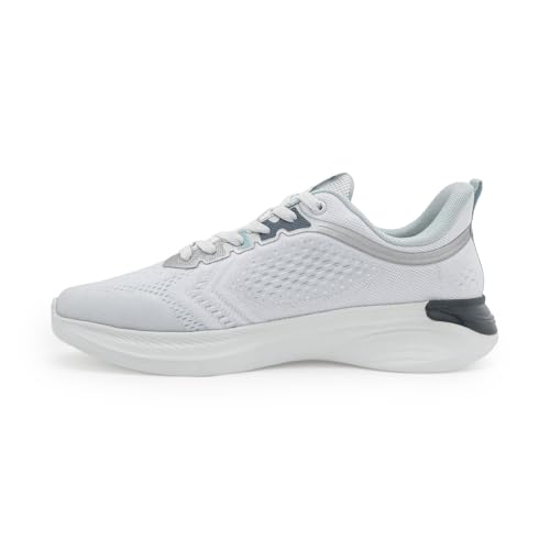 Image of Red Tape Men's Sneakers Blue White Mesh Pu Round Lace-Up All-Day Comfort
