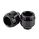 Motorrad Sturzschutz, Qiilu Kohlefaser Motorrad Gabel Rahmen Sliders Crash Protection(Swarchz)