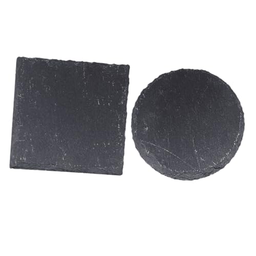 BESPORTBLE Turtle Basking Platform Large 2pcs Nail Polishing Bowl Tortoise Accessories Reptile Basking Stone for Fish Tank